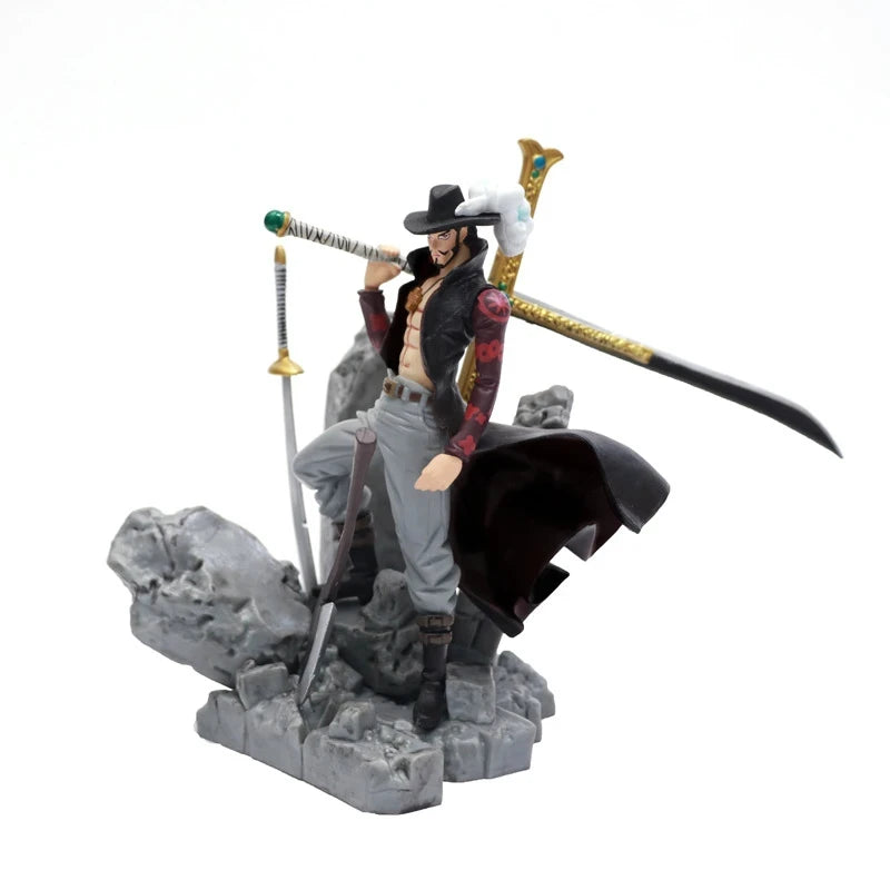 Anime Mihawk Action Statue