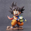 Childhood Goku Hugs Cat Figure 6cm