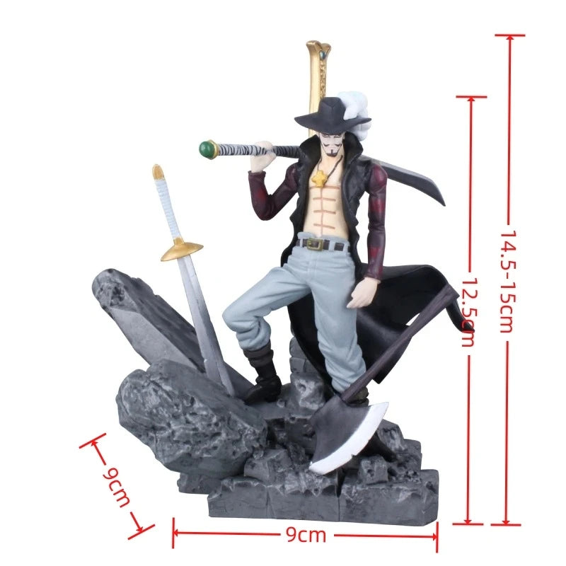 Anime Mihawk Action Statue